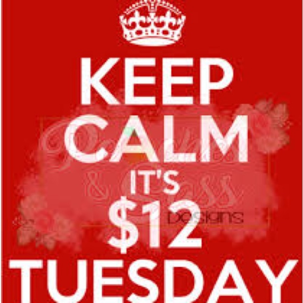ALL items listed $22 or less today $12 on Tuesday, Expires 6/26/26